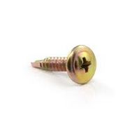 SCREW SDM BUTTON HD ZINC 8-18 X 16 - TRADE PKT 100